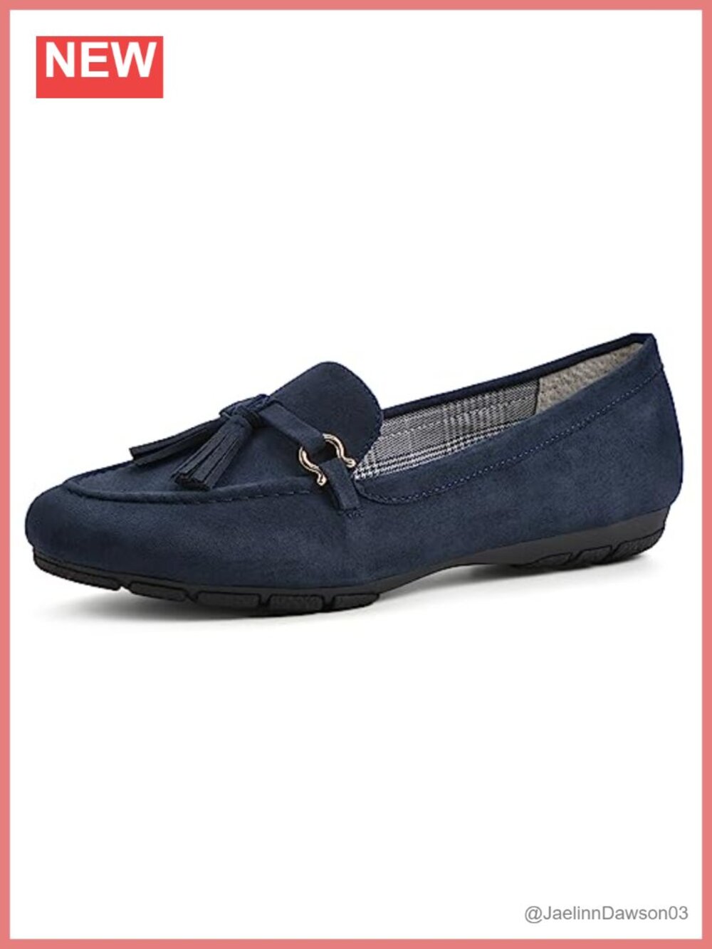 Cushioned Driving Mocc Flat - Slip-On, Round Toe, Tassel
